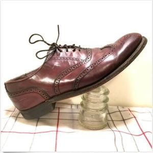 DEXTER Mens wing tip oxfords dress shoes sz 9 m
